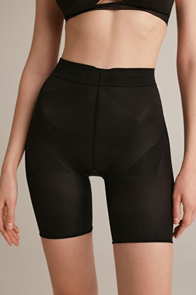 Conte Elegant Lenjerie modelatoare cu push-up, pantaloni scurți X-press - Nero, 5-XL Standard