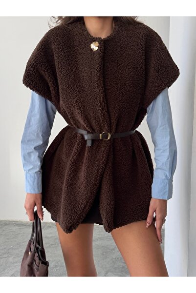 mydukkan.co Belted Fur Vest