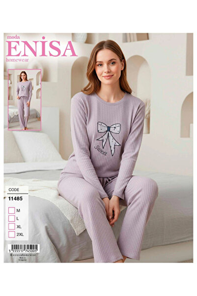 Kocabey Women's long sleeve pajama set with report card detail
