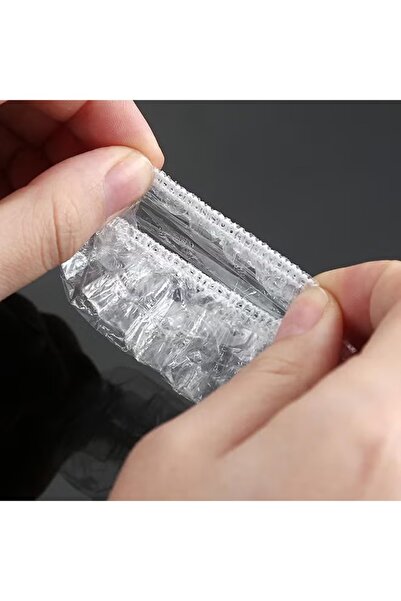 Generic Protective earmuff set for protecting ears during hair dyeing, 100 pieces, transparent, 6cm