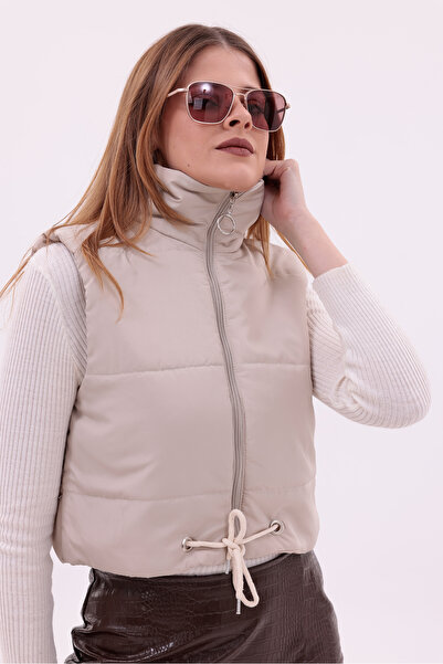 SKYMOOD سترة ميلانو النسائية القصيرة القابلة للنفخ للموسم الجديد 2026