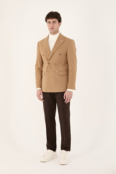 ABOUT US Мъжки кашмирен сако с модерна кройка #K4057