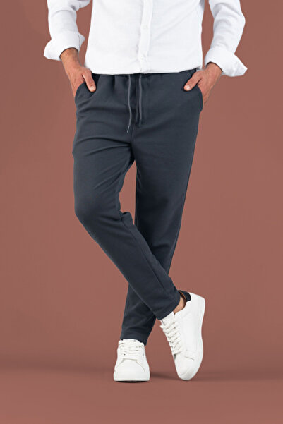bombe Men's Elastic Corded Jogger Pants Stone