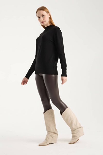 Denivy Soft Half Fisherman Sweater