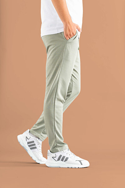 bombe Men's Elastic Corded Jogger Pants Stone