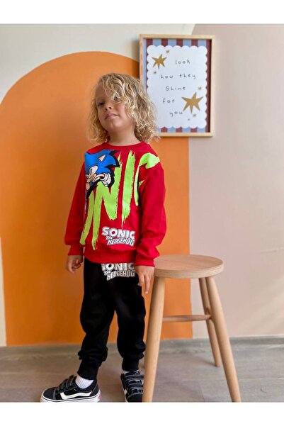 SÜSLÜ KİDS Character Printed Boys' Bottom and Top Set