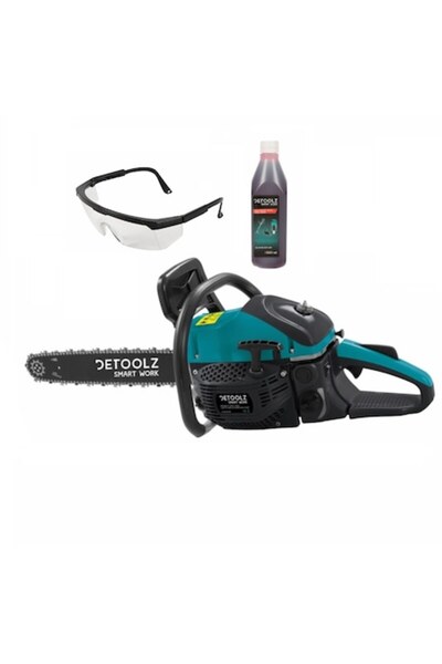 DETOOLZ Drujbă pe benzină DTZ, 2 timpi, 55cc, 2.9CP, 2.2kW, lamă de 40cm, por...