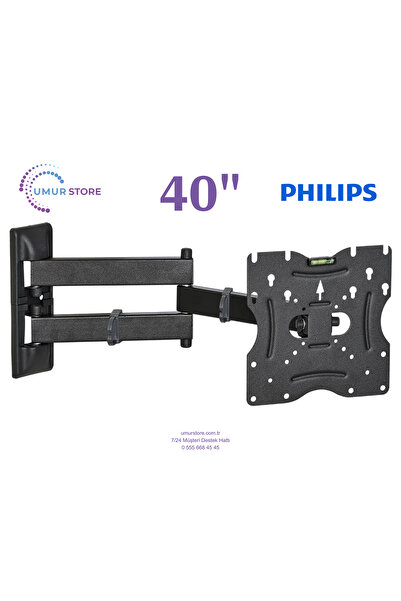 Philips 40PFS6000/62 40 inç / 22”- 49” Lcd Led Televizyon Hareketli Duvar Askı Aparatı