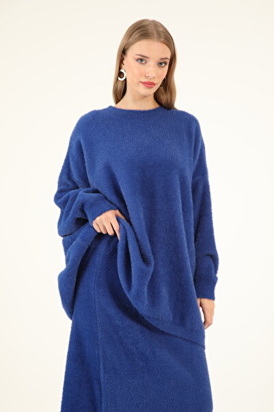 My City 40803 - Stylish Comfortable Soft Textured Knit Skirt Sweater Women's Set