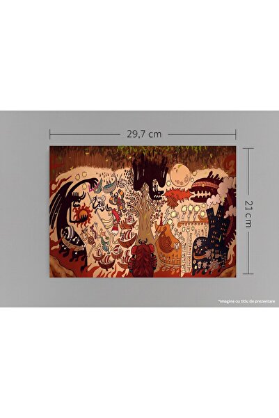 VreauPoster Poster A4 One Piece Anime Mural Carton 250gr