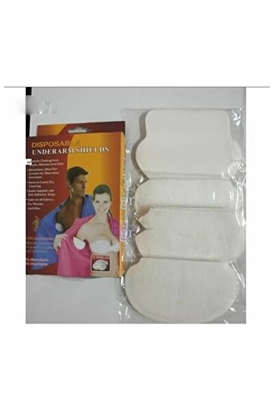 Generic Underarm sweat-absorbing pad set, 6 pieces, white, 7 x 6 x 0.3 cm