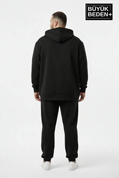 Superlife Ανδρική ζακέτα με φερμουάρ με κουκούλα Unified με τύπωμα SPR26BHR924