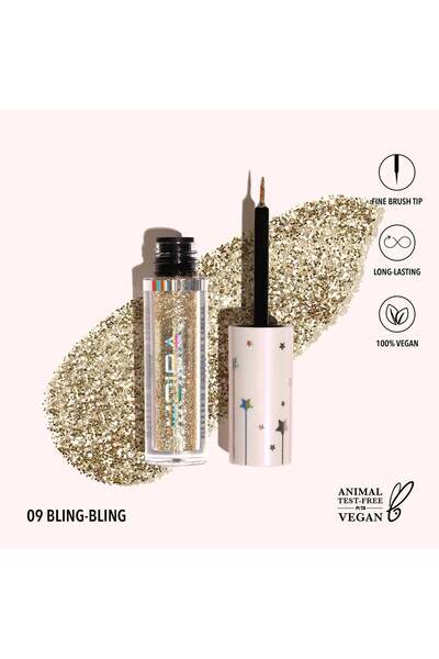 MOİRA Glitter Glitter Liner (009, Bling-Bling)