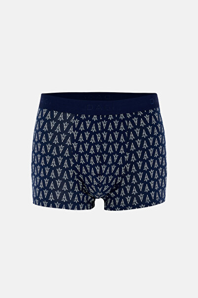 Dagi Σκούρο μπλε 5210 Βαμβακερό μπόξερ με σχέδιο