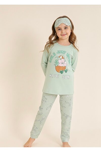 Beka Kids guler rotund Pantaloni cu model de tranziție Set de pijamale pentru...