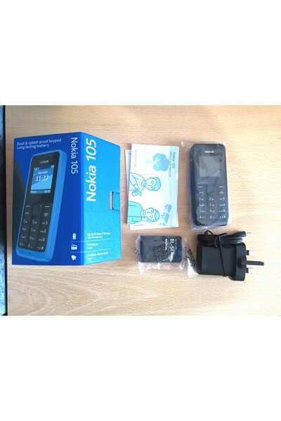 Generic Nokia 105 | Unlocked Mobile Phone | Cheap Basic Black| long battery life