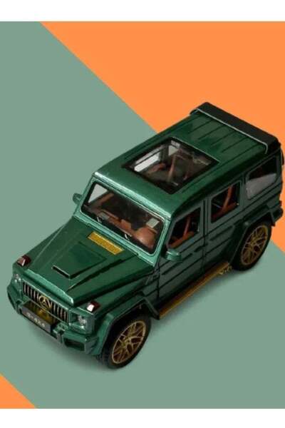 Toybox Mercedes Benz G63 AMG Model Car Zinc Alloy Pull Back Toy with Sound and Light for Kids