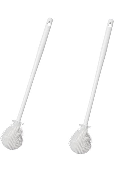 Tazweeq فرشاة زجاجات سيليكون مرنة مكونة من قطعتين بمقبض طويل للغاية