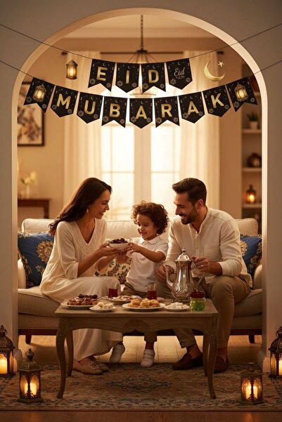 Cadde Süs Ramazan Eid Mubarak Temalı Banner