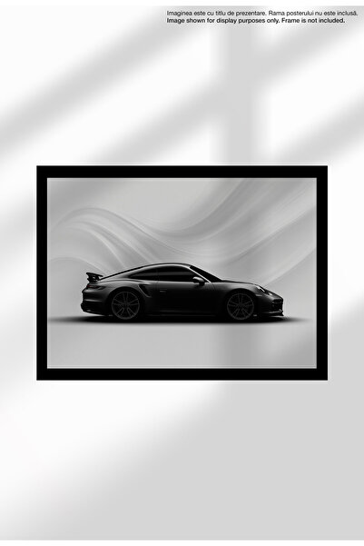 21mxm Modern Supercar Canvas Poster – Unframed Digital Print on Matte Canvas - 1849 Turbo S