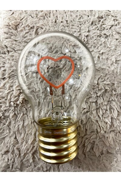 Promplus Kalp Şekilli Şarjlı Dekoratif LED Ampul – Mor Işık, Kablosuz, Düğmel...