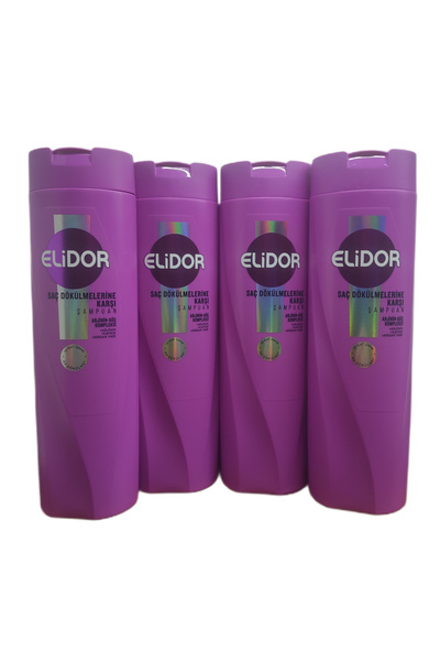 Elidor Shampoo Against Hair Loss (New) 400 ml X 4 Pcs