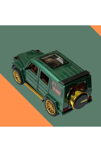 Toybox Mercedes Benz G63 AMG Model Car Zinc Alloy Pull Back Toy with Sound and Light for Kids