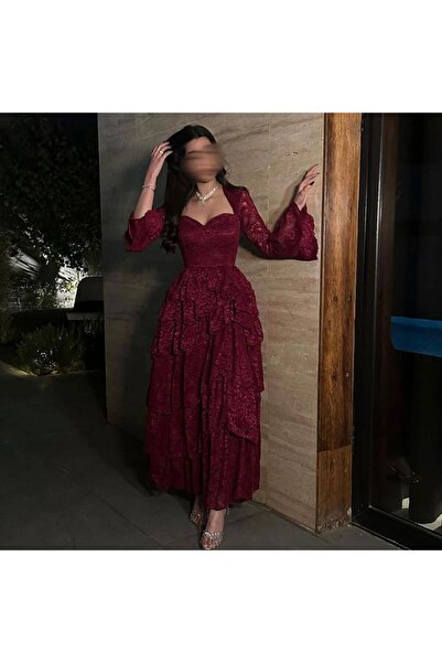 Mira فستان سهره ناعم دانتيل للانيقات