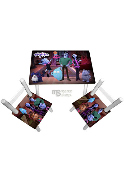 Marcoshop Masuta copii cu 2 scaunele Vampirina