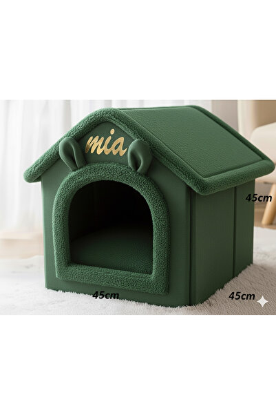 doyapet yeni sezon özel tasarımlı kedi ve köpek yatağı evi kulübesi 45*45 cm