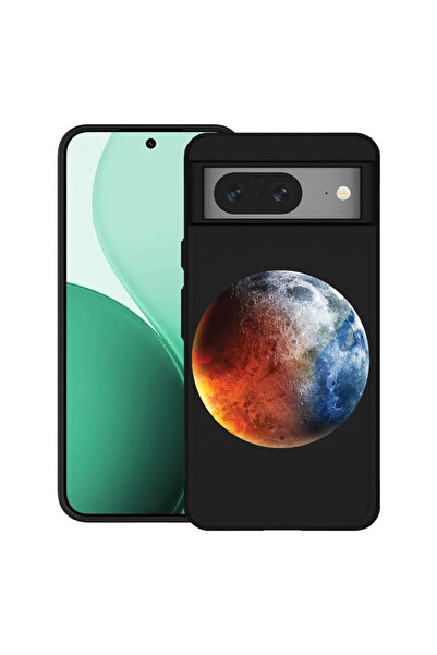 bestcase Carcasă ultrasubțire TPU pentru Google Pixel 8, cu design Earth, 210...
