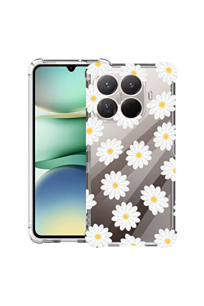 bestcase Husă antișoc pentru Xiaomi 15T Pro, cu design Happy Flowers Daisy, 2100001 AS 513