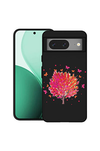 bestcase Carcasă ultra subțire TPU pentru Google Pixel 8, cu design fluturi c...