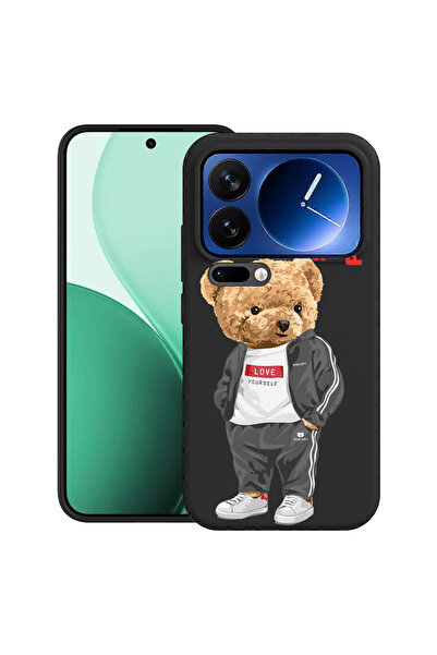 bestcase Carcasă ultra subțire TPU pentru Xiaomi 17 Pro, cu design Stay Positive - Teddy Bear, 2100006 B 926