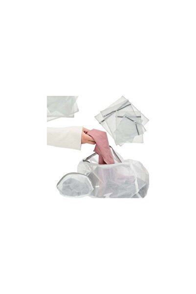 Three top online Mesh bag laundry washing bag trousers with zip 9 pcs