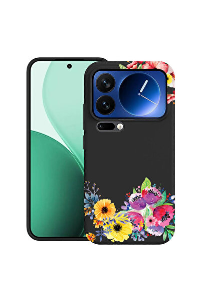 bestcase Carcasă ultra subțire TPU pentru Xiaomi 17 Pro, cu design floral, 21...