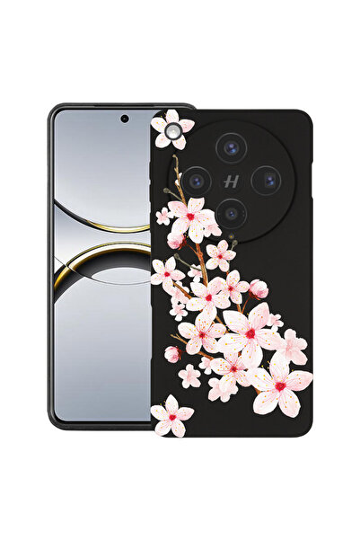 bestcase Husă premium din silicon pentru OPPO Find X8, cu design floare de pr...