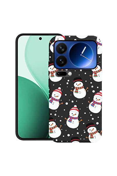 bestcase Carcasă ultra subțire TPU pentru Xiaomi 17 Pro, cu design Om de zăpa...
