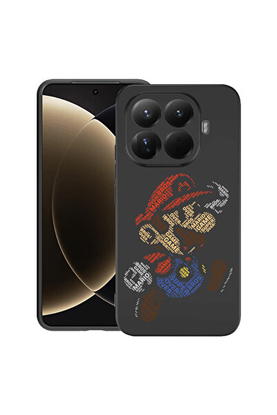 bestcase Husă premium din silicon pentru Xiaomi 15T Pro, cu design caligrafic Super Mario, 3100018 PB 1537