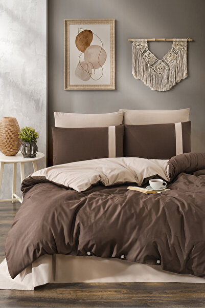 VENICA MASCUSE Ranforce Double Luxury Duvet Cover Set (Fitted Sheet)