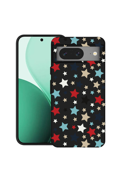 bestcase Carcasă ultrasubțire TPU pentru Google Pixel 8, cu design Stars, 210...
