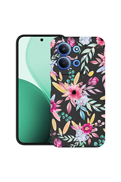 bestcase Carcasă ultra subțire TPU pentru Xiaomi Redmi 15C 5G (173mm), cu design Happy Flowers, 2100002 B 69