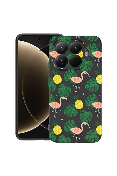 bestcase Husă premium din silicon pentru Xiaomi 15T Pro, cu design Flamingo, 3100018 PB 93