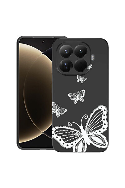 bestcase Husă premium din silicon pentru Xiaomi 15T Pro, cu design fluture, 3...