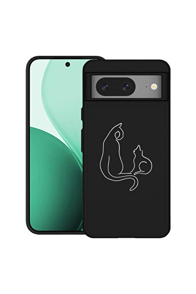 bestcase Carcasă ultra subțire TPU pentru Google Pixel 8, cu design abstract ...