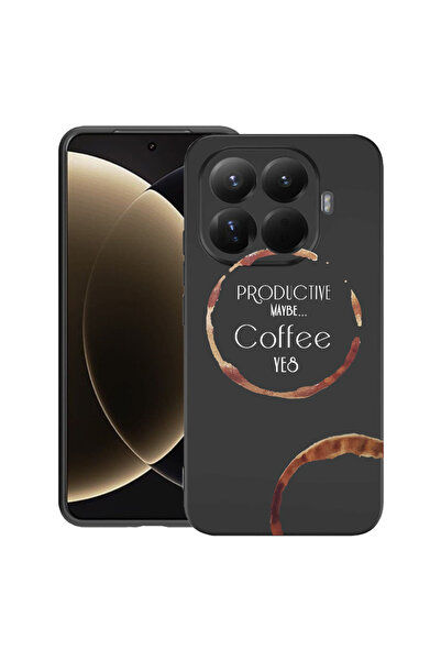 bestcase Husă premium din silicon pentru Xiaomi 15T Pro, cu design cafea, 3100018 PB 33
