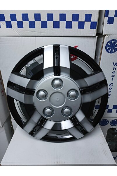 Universal 16" Citroen Jumper/Peugeot Boxer Uyumlu Çift Renk Jant Kapağı 4'lü Takım