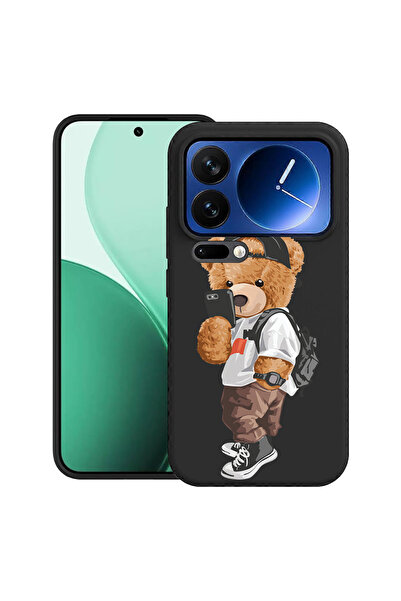 bestcase Carcasă ultra subțire TPU pentru Xiaomi 17 Pro, cu design Selfie Teddy Bear, 2100006 B 925