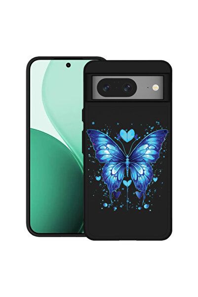 bestcase Carcasă ultra subțire TPU pentru Google Pixel 8, cu design fluture a...