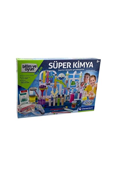 CLEMENTONI 64737 العلوم والألعاب - الكيمياء الفائقة